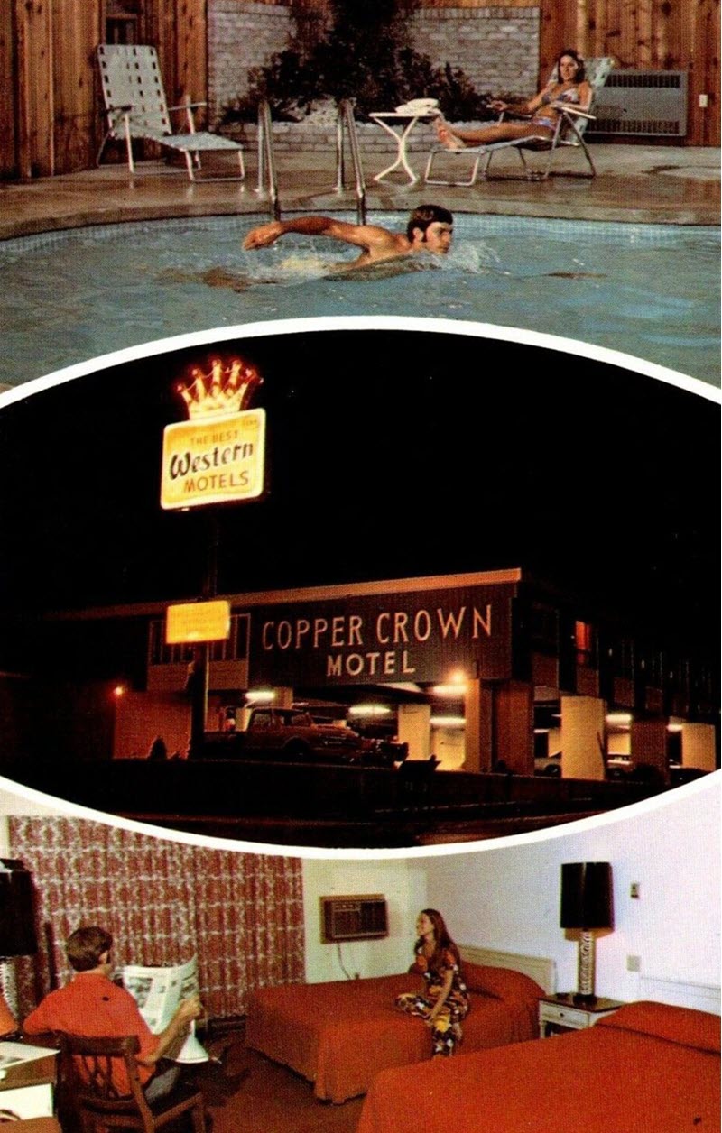 Copper Crown Motel - Vintage Postcard (newer photo)